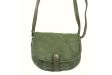 Micro sac porté travers vert vintage CORINNA 