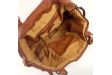 Grand sac épaule cuir vieilli naturel ELSA