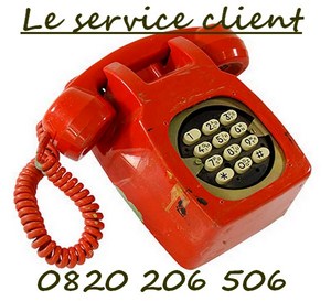 Téléphone vintage, service-clients Espritcuir