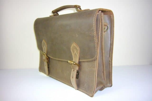 cartable cuir vintage 7022