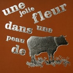 carte postale bandit manchot 2 Accessoires en cuir