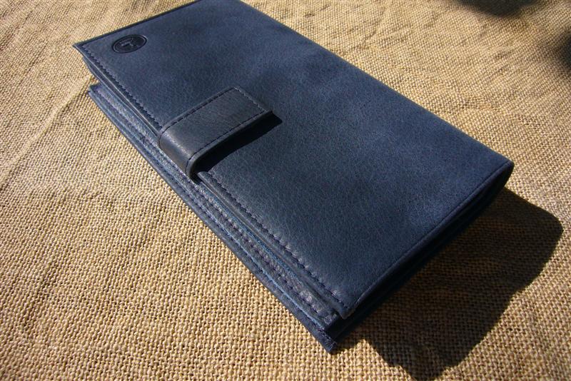 portefeuille femme en cuir nubuck