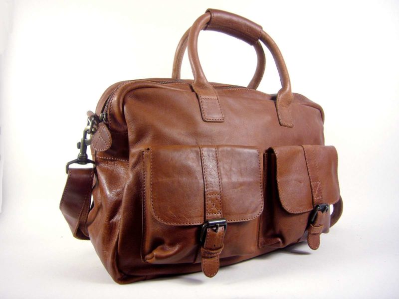 Sac cartable Davis de Cowboysbag Grand sac de cours en cuir