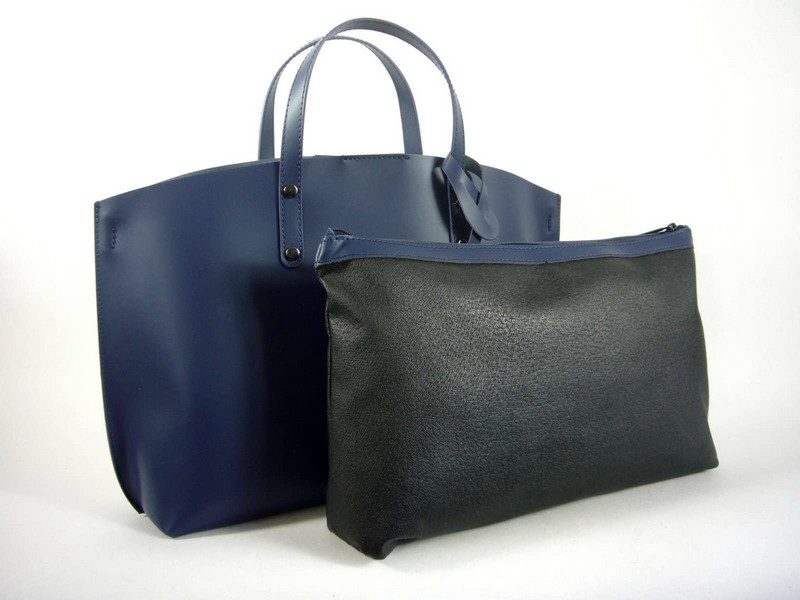 Casilda bleu de Diva Grand cabas bleu pour femme