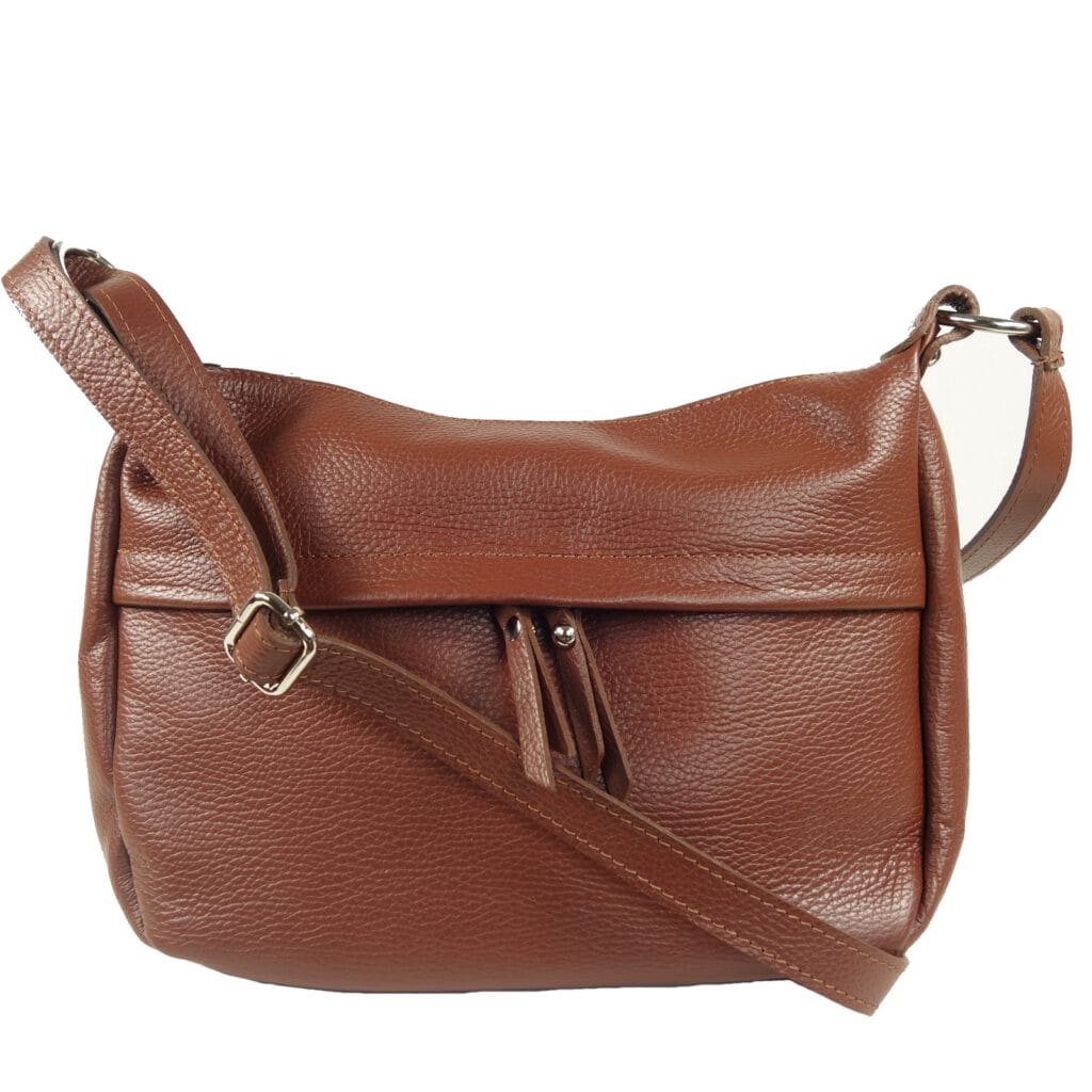 Besace bandoulière femme marron Donata