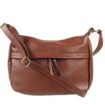 Besace bandoulière femme marron Donata