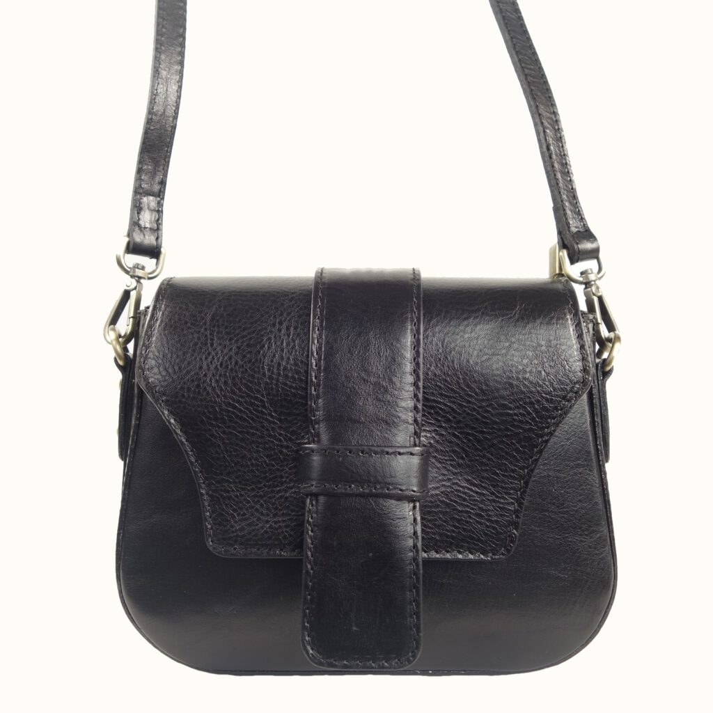Sac bandoulière femme noir Gea