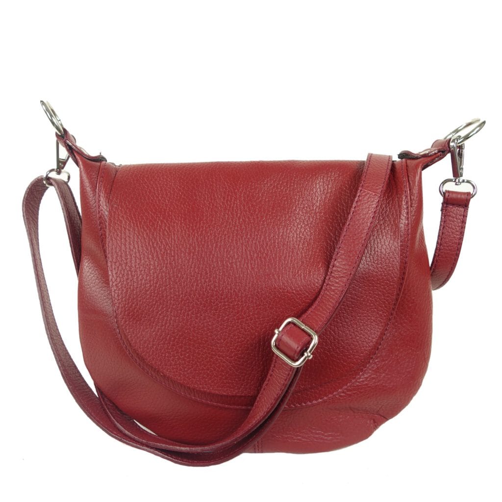 Sac bandoulière femme rouge Poppy