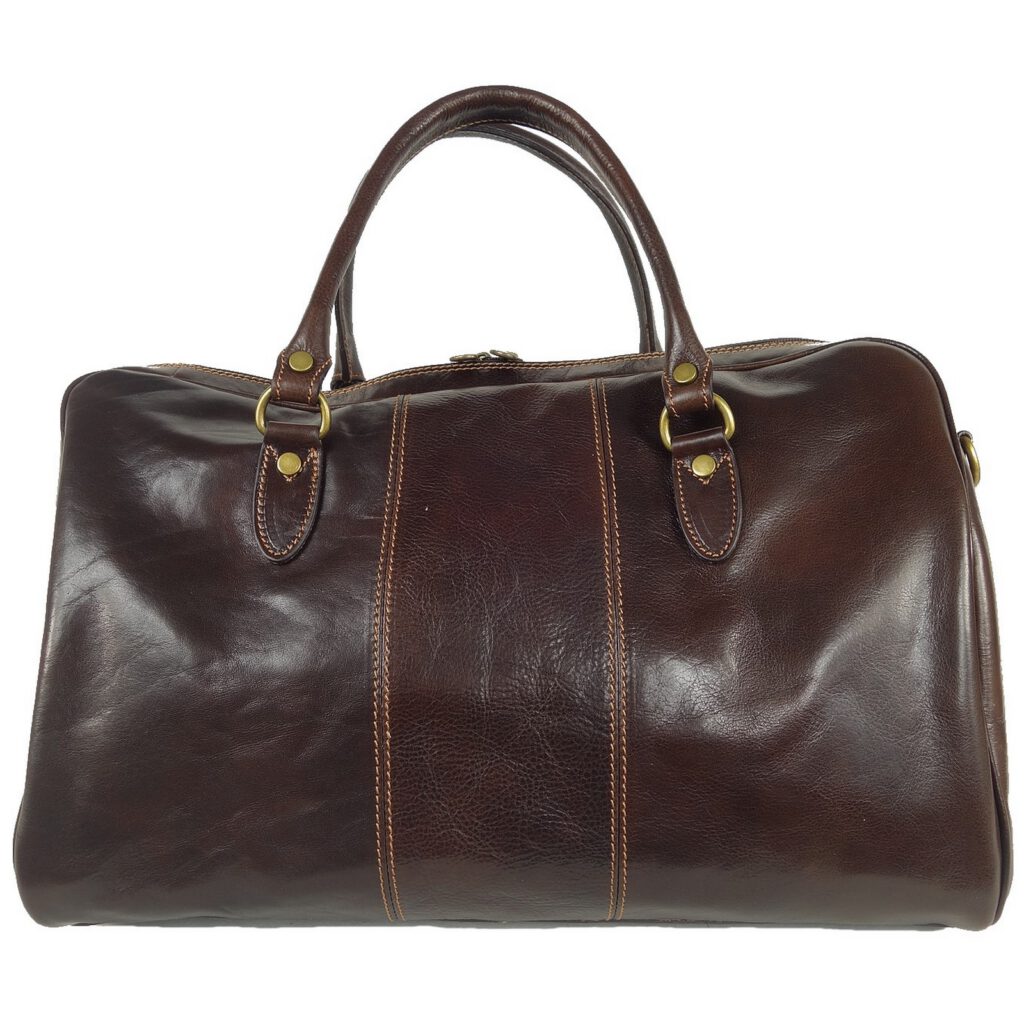Sac de voyage homme cuir marron Vienna