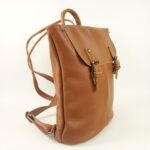 Sac a dos cuir femme camel
