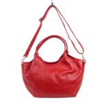 Sac à main cuir rouge Swami