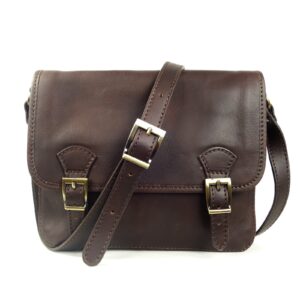 Sacoche bandoulière homme cuir vintage marron Otello
