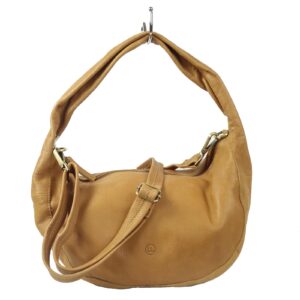 Sac a main épaule bandoulière cuir camel Heritage