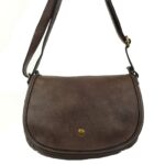 Besace bandoulière femme cuir vintage noir Klara