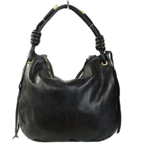 Sac à main épaule femme arrondi cuir cognac Lyssandra