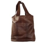 Sac hobo cuir vintage marron Lyra