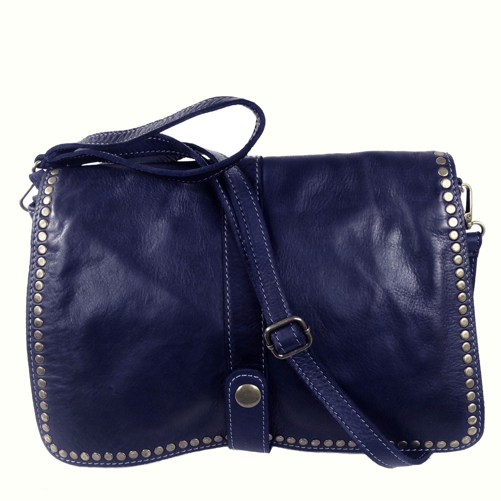 Sac pochette bandoulière bleu jean GENA