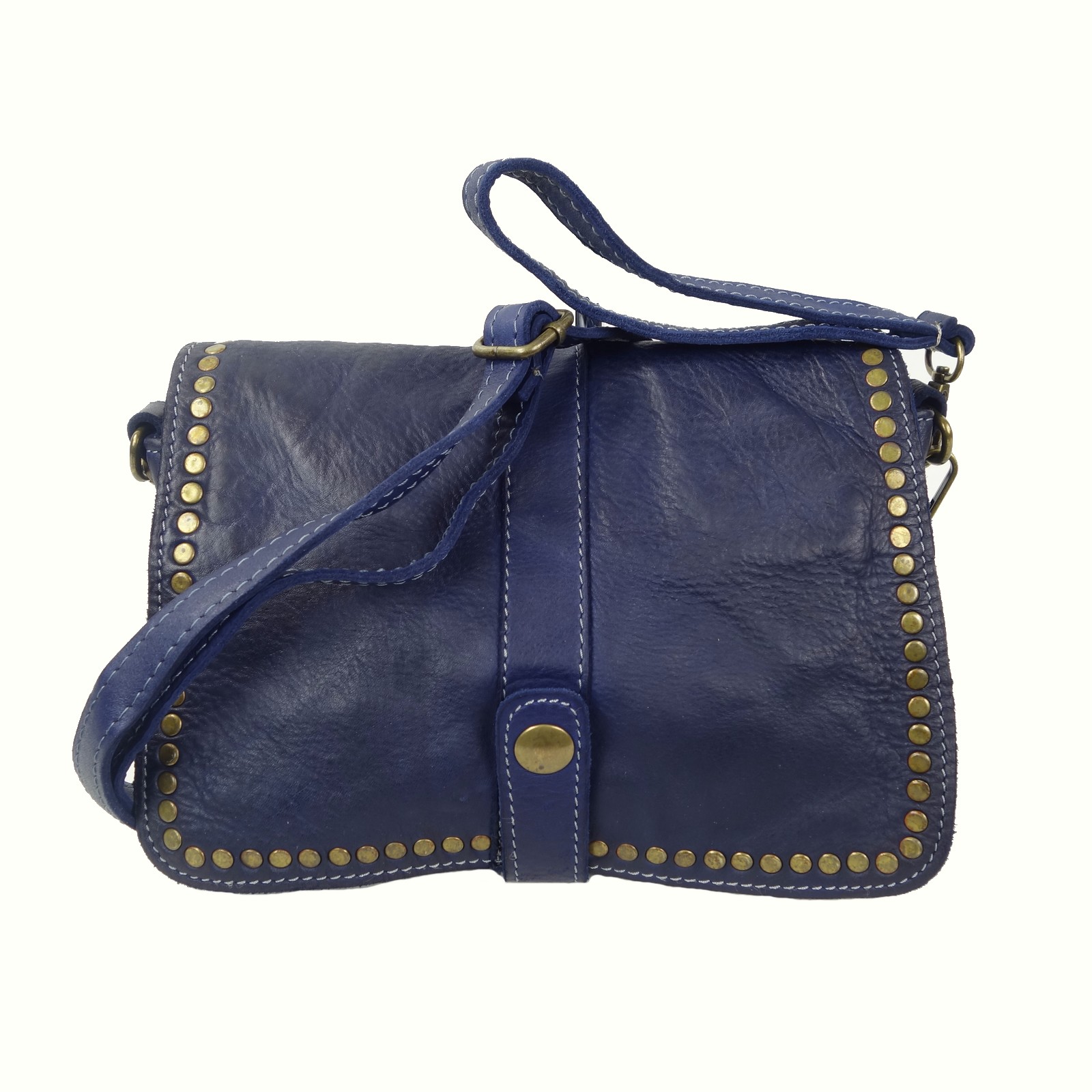 Mini sac pochette bleu jean GENA