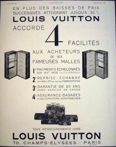 publicité pour marque Vuitton