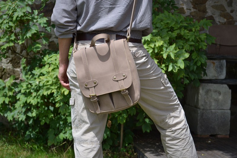 Sac cuir homme - Cuir et Terre - made in France